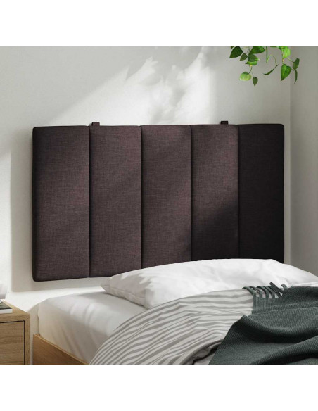 Cuscino Testiera Marrone Scuro 80 cm in Tessuto