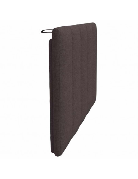 Cuscino Testiera Marrone Scuro 80 cm in Tessuto