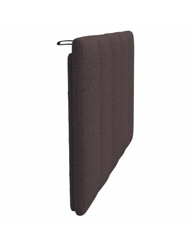 Cuscino Testiera Marrone Scuro 90 cm in Tessuto