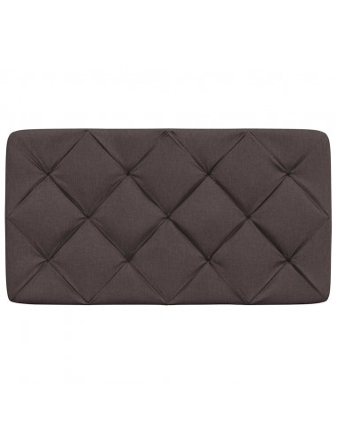 Cuscino Testiera Marrone Scuro 90 cm in Tessuto