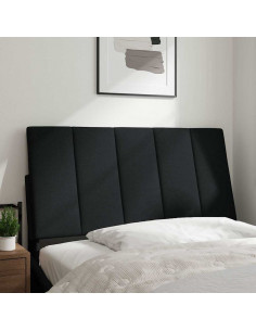 Cuscino Testiera Nero 100 cm in Tessuto