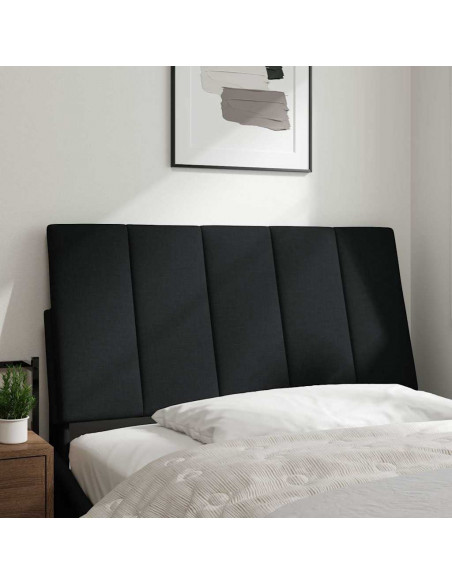 Cuscino Testiera Nero 100 cm in Tessuto
