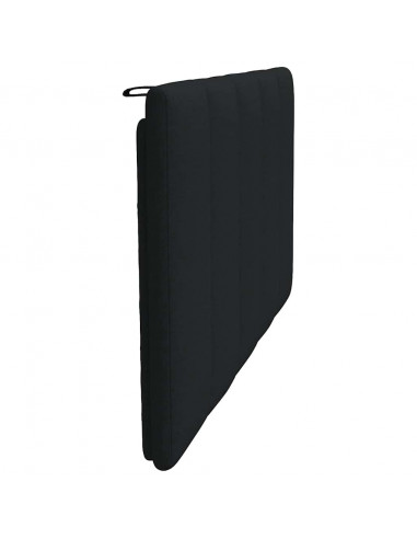 Cuscino Testiera Nero 100 cm in Tessuto