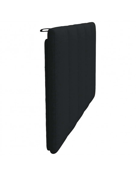 Cuscino Testiera Nero 100 cm in Tessuto