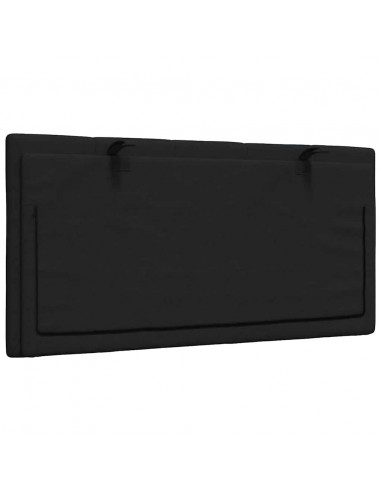 Cuscino Testiera Nero 100 cm in Tessuto
