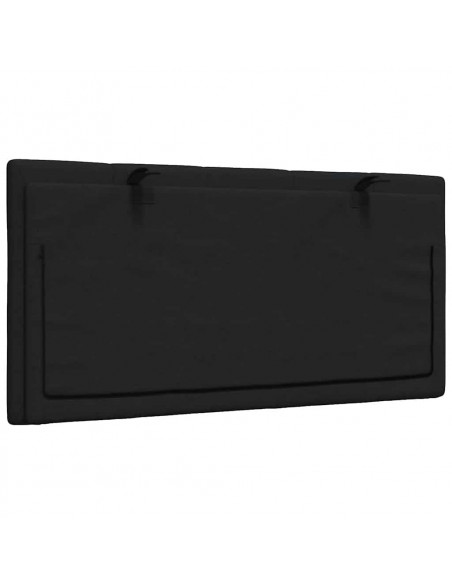 Cuscino Testiera Nero 100 cm in Tessuto