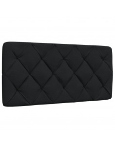 Cuscino Testiera Nero 100 cm in Tessuto