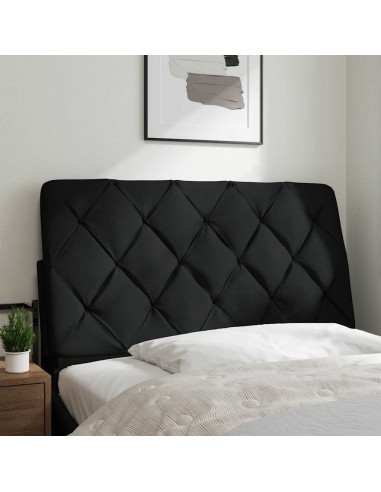 Cuscino Testiera Nero 100 cm in Tessuto