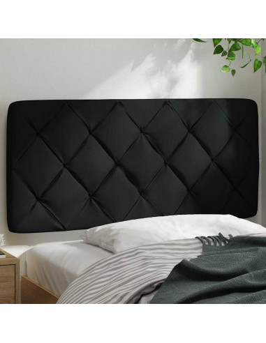 Cuscino Testiera Nero 100 cm in Tessuto