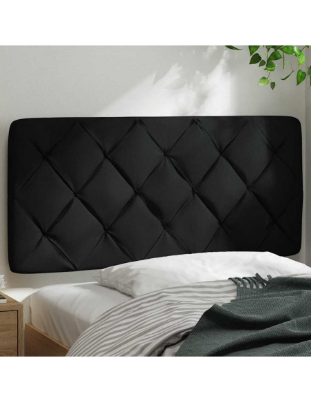 Cuscino Testiera Nero 100 cm in Tessuto