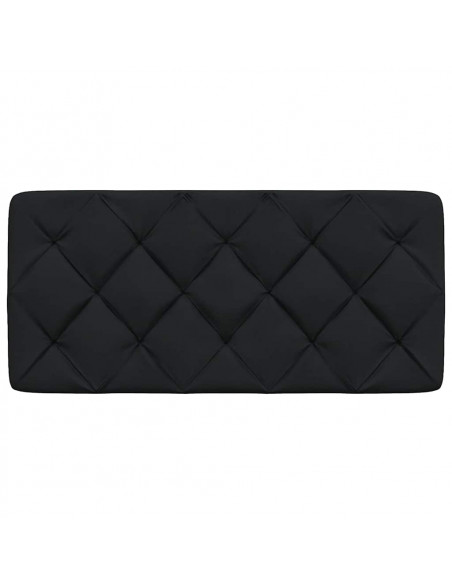 Cuscino Testiera Nero 100 cm in Tessuto