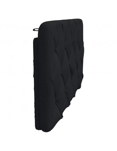Cuscino Testiera Nero 100 cm in Tessuto