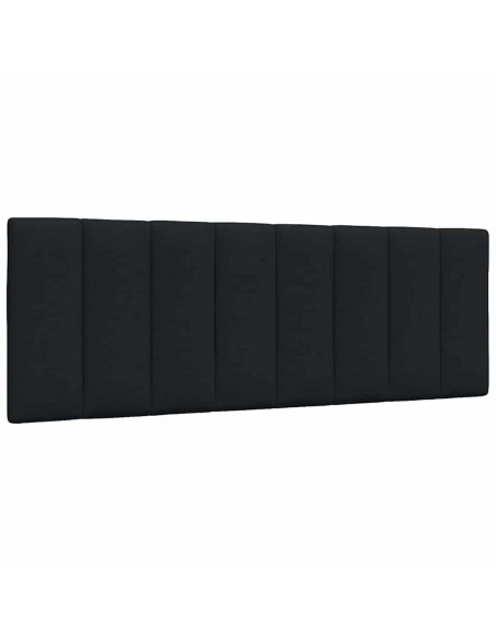 Cuscino Testiera Nero 120 cm in Tessuto
