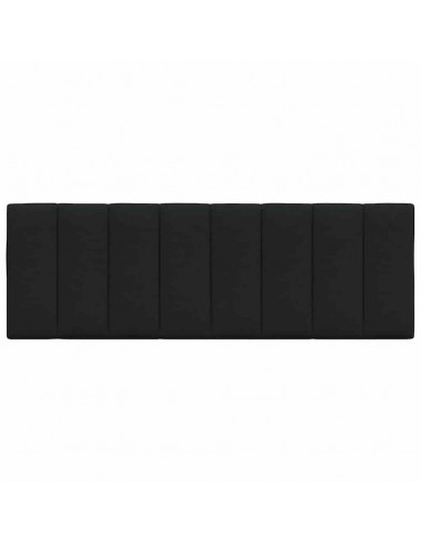 Cuscino Testiera Nero 120 cm in Tessuto