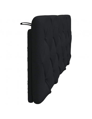 Cuscino Testiera Nero 140 cm in Tessuto