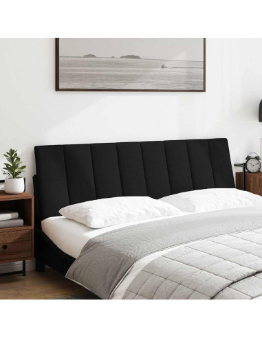 Cuscino Testiera Nero 160 cm in Tessuto
