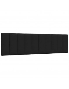 Cuscino Testiera Nero 180 cm in Tessuto