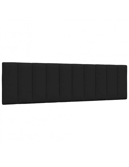 Cuscino Testiera Nero 180 cm in Tessuto