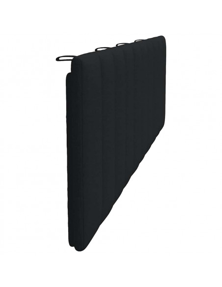 Cuscino Testiera Nero 180 cm in Tessuto