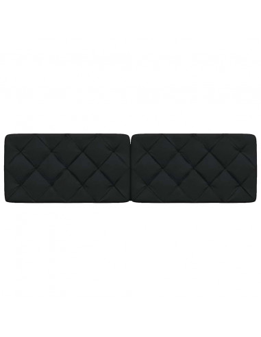 Cuscino Testiera Nero 180 cm in Tessuto