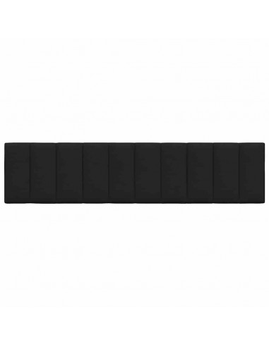 Cuscino Testiera Nero 200 cm in Tessuto