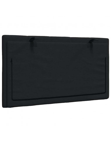 Cuscino Testiera Nero 80 cm in Tessuto