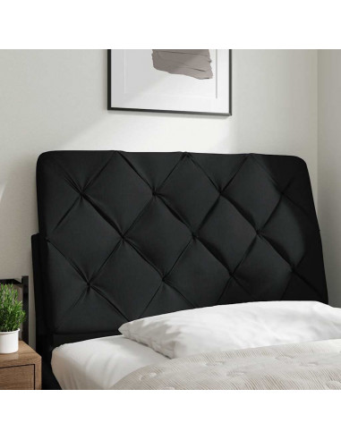 Cuscino Testiera Nero 80 cm in Tessuto