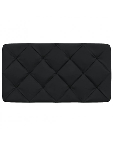 Cuscino Testiera Nero 80 cm in Tessuto