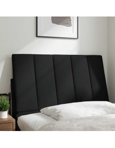 Cuscino Testiera Nero 90 cm in Tessuto