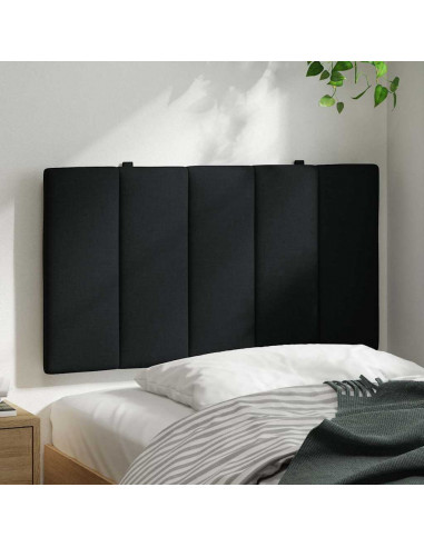 Cuscino Testiera Nero 90 cm in Tessuto