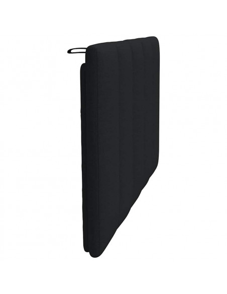 Cuscino Testiera Nero 90 cm in Tessuto
