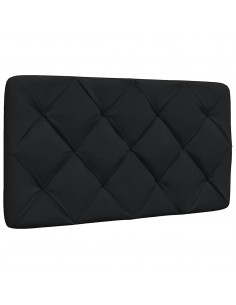 Cuscino Testiera Nero 90 cm in Tessuto