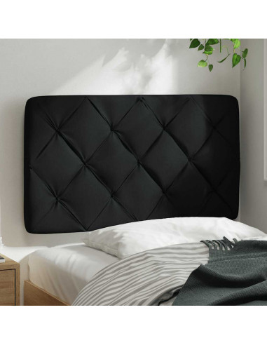 Cuscino Testiera Nero 90 cm in Tessuto