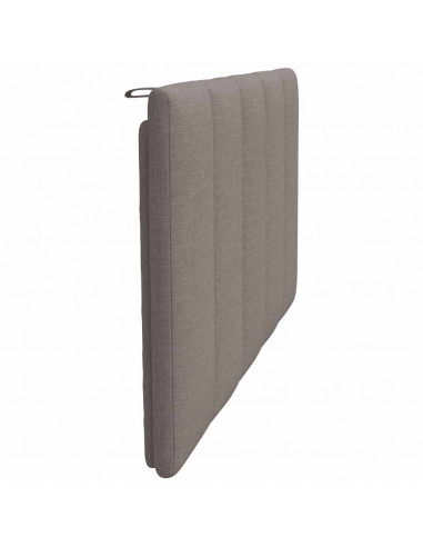 Cuscino Testiera Hanko Tortora 100 cm in Tessuto