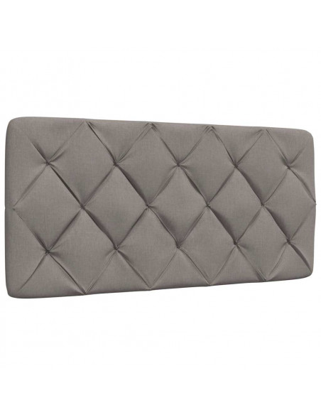Cuscino Testiera Tortora 100 cm in Tessuto