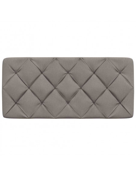 Cuscino Testiera Tortora 100 cm in Tessuto