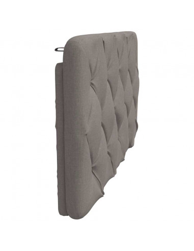 Cuscino Testiera Tortora 100 cm in Tessuto