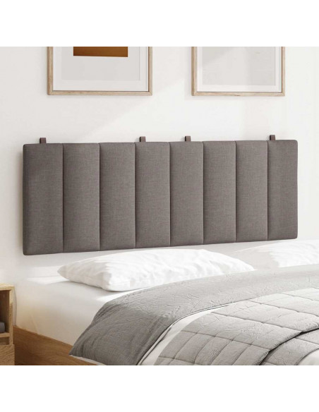 Cuscino Testiera Hanko Tortora 120 cm in Tessuto