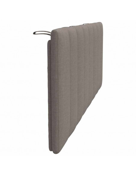 Cuscino Testiera Hanko Tortora 120 cm in Tessuto