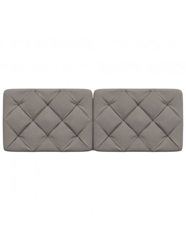 Cuscino Testiera Tortora 120 cm in Tessuto