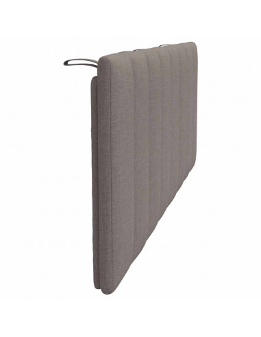 Cuscino Testiera Tortora 140 cm in Tessuto