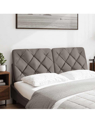 Cuscino Testiera Tortora 140 cm in Tessuto