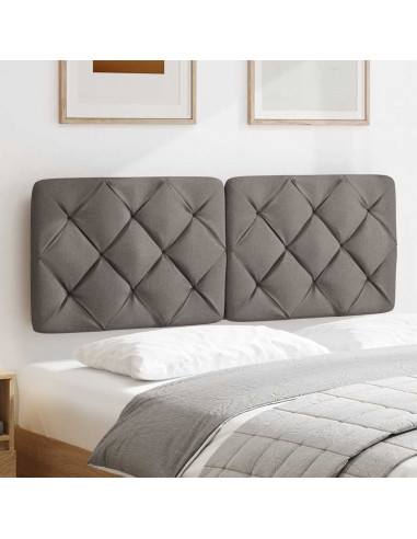 Cuscino Testiera Tortora 140 cm in Tessuto