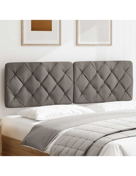Cuscino Testiera Tortora 160 cm in Tessuto