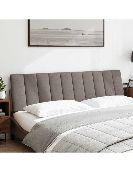 Cuscino Testiera Hanko Tortora 180 cm in Tessuto