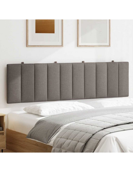 Cuscino Testiera Hanko Tortora 180 cm in Tessuto
