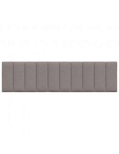 Cuscino Testiera Hanko Tortora 180 cm in Tessuto