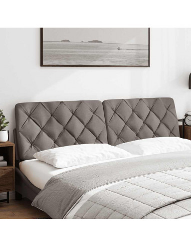 Cuscino Testiera Tortora 180 cm in Tessuto