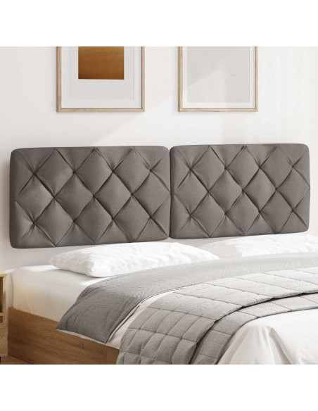 Cuscino Testiera Tortora 180 cm in Tessuto
