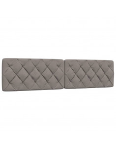 Cuscino Testiera Tortora 200 cm in Tessuto